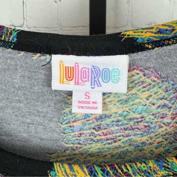 LuLaRoe Carly Swing Disney Mickey Mouse Black Dress Size Small - Picture 4 of 8